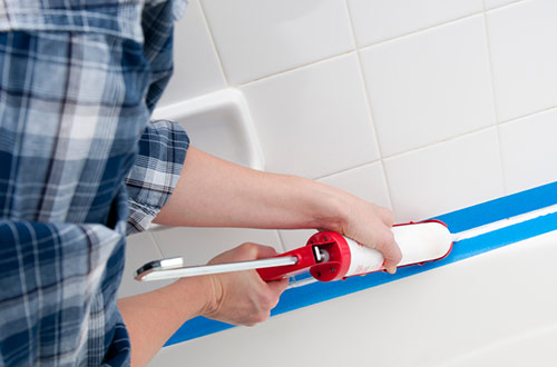 How to Remove Silicone Caulk With Tile Solvent : Home Sweet Home