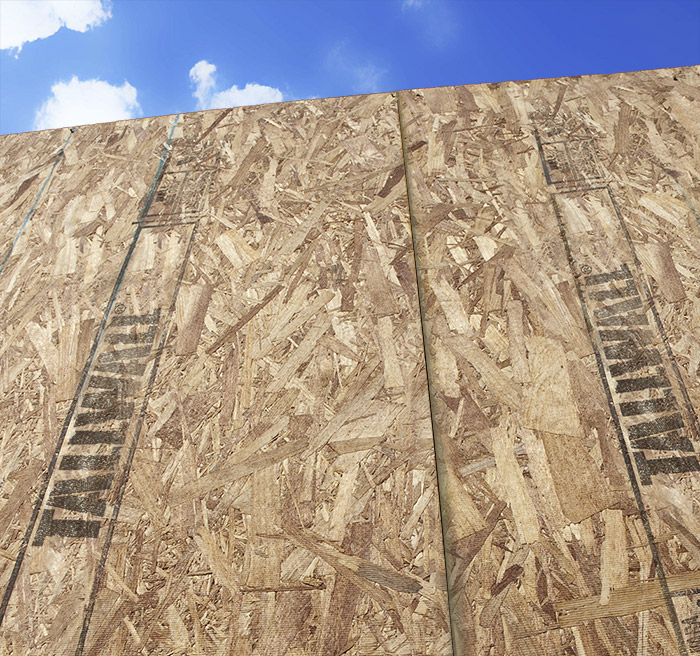 Minimize moisture content on your wall sheathing?